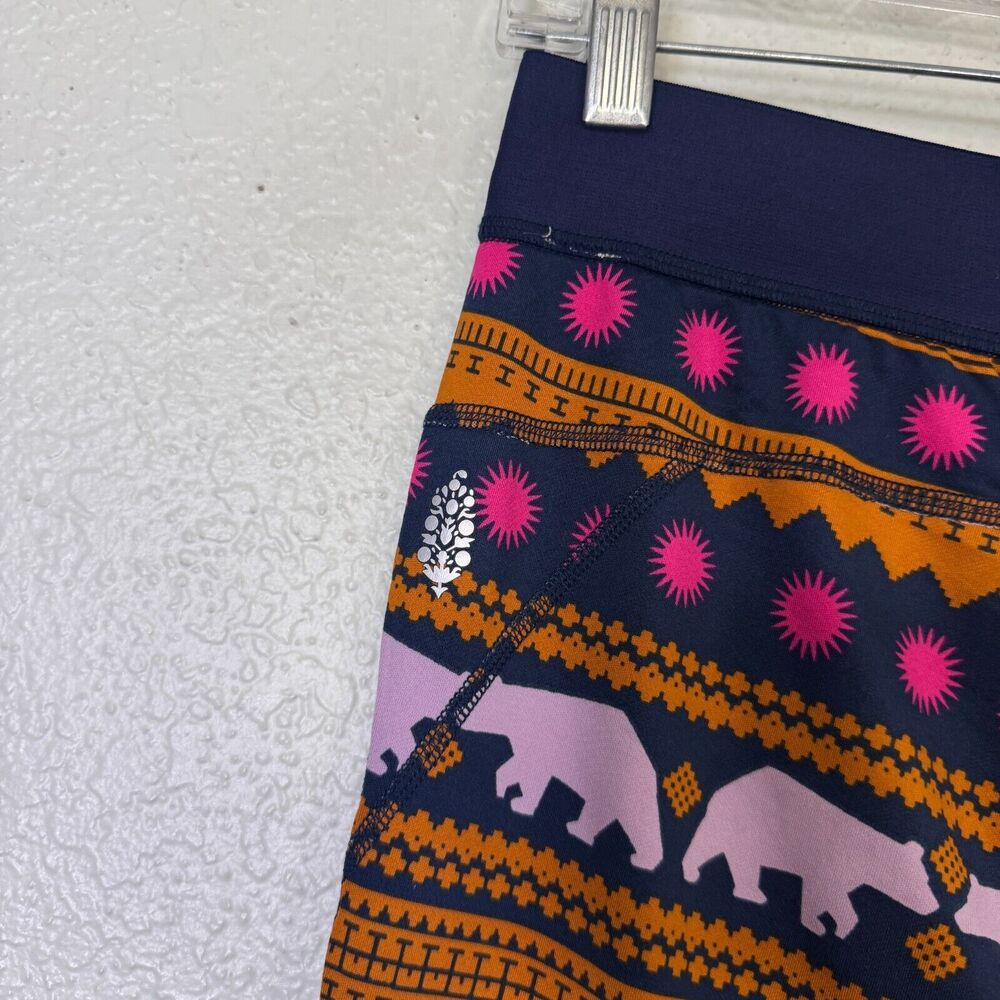 Free People Fireside Base Layer Leggings Womens Large Pants Bear Stripe Ski Snow - Picture 7 of 12